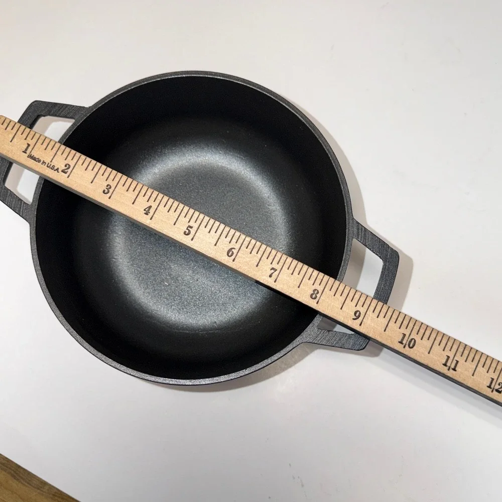 Lot‎ of 3 Imusa Black Cast Aluminum Nesting Pot Kitchen Dual Handle Cookware